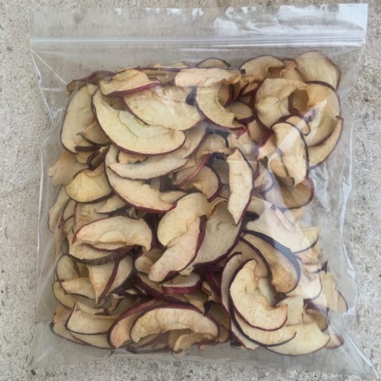 Manzana deshidratada